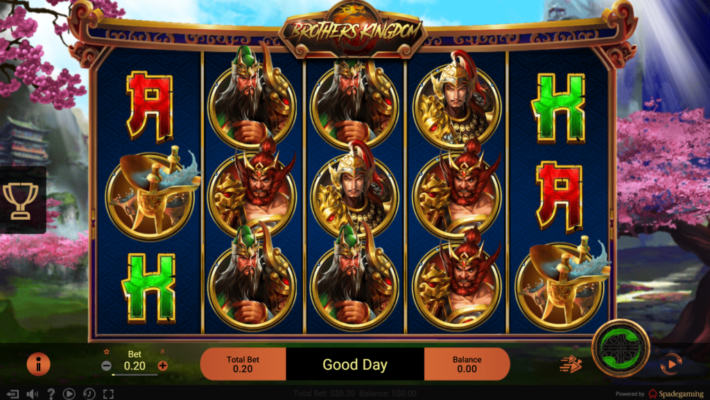 spadegaming brothers kingdom 20 payline slot