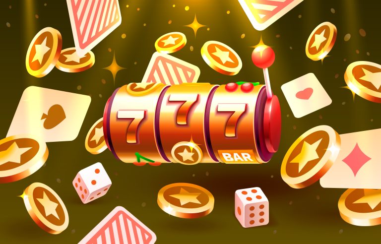 Casino slots winner, fortune of luck, 777 win banner
